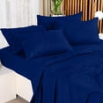 thumbnail image 2 of King Bed Sheet Set Piece Bedding Soft Brushed Microfiber Fabric Shrinkage & Fade Easy Care (), 2 of 6