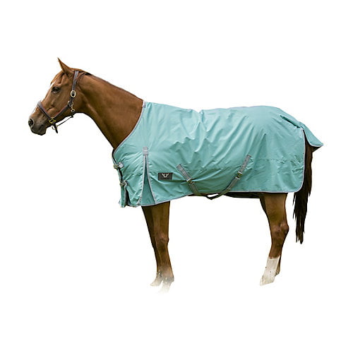 HKM Waterproof Exercise Sheet Breathable Tail Strap Horse Protection Blanket 