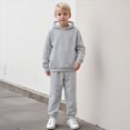 thumbnail image 2 of xaweyi Toddler Baby Boy First Birthday Outfit Long Sleeve T Shirt Top and Pants 2 Piece Fall Winter Clothes,Sizes 3-4 Years, 2 of 9