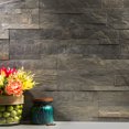 thumbnail image 3 of Aspect Peel and Stick Stone Overlay Kitchen Backsplash - Iron Slate(Approx. 15 sq ft Kit), 3 of 3