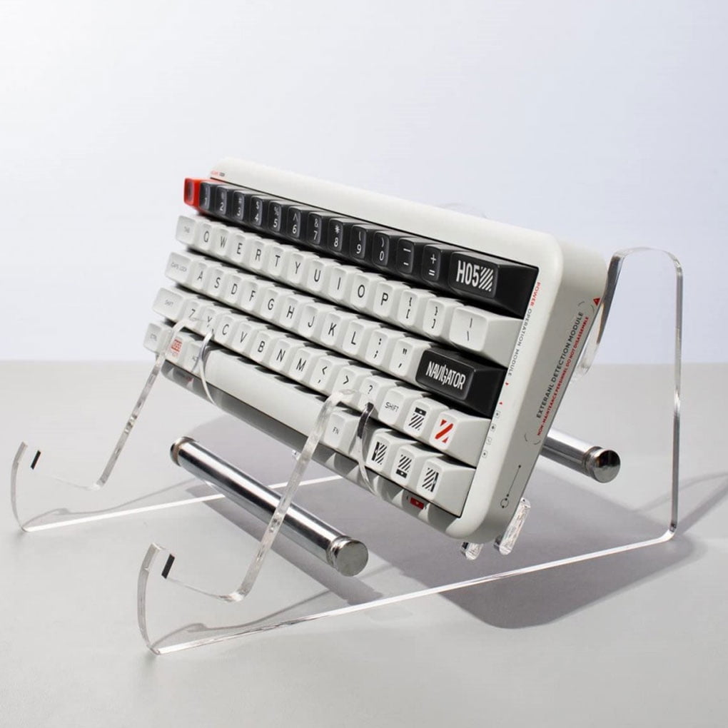 Support De Présentation Pour Clavier Mécanique - Blanc, Fabrication Française, Neuf Ouvert