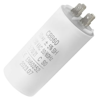 3 Uf MFD 370 VAC Oval Run Capacitor - Universal Replacement For HVAC & Motors