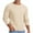 Beige, variant on Aueoeo Man Crochet Warm Crewneck Sweater Spring Trendy Sweatshirts Knitted Pullover for Casual Or Dressy Wear