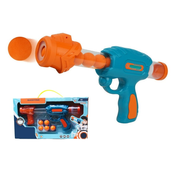 Kiddie Play Toy Foam Blasters & Guns Atomic Power Popper Ball Guns for Kids AirShooter with Foam Balls