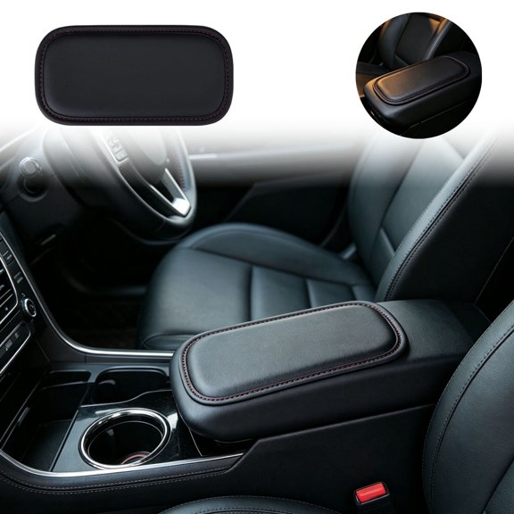Car Leg Rest for Knee Adjustable Armrest Pad Comfortable Central Console Support Ergonomic Design Breathable Soft Padding Easy to Clean