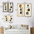 thumbnail image 4 of Designart "Minimal Circular Geometric Art II" Modern Geometric Wall Art Set Of 2 - Modern Grey Gallery Wall Set For Home Decor, 4 of 6