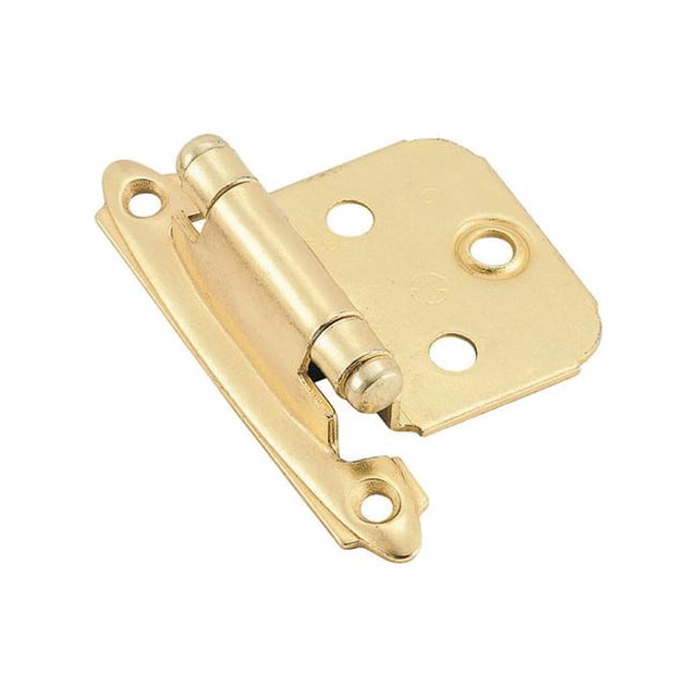 2.75 in. Self-Closing Hinge - Polished Brass 0.75 in. Projection