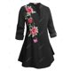 thumbnail image 2 of Blusa Talla Extra Manga Lazos Rosegal  Blusas Tallas Grandes, 2 of 5