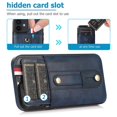 thumbnail image 5 of Funda con ranura para tarjetas oculta para iPhone 11, antigolpes, antideslizante, protección para cámara y correa de lazo., 5 of 5