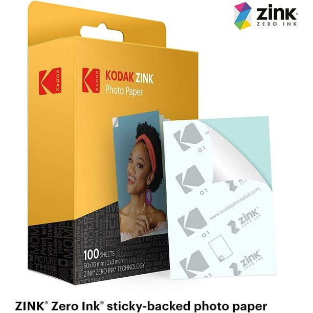 Kodak 2x3 Zink Photo Paper (20 Sheets) Compatible with Kodak Smile NEW