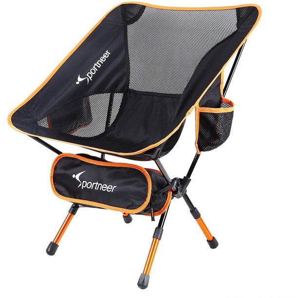 Camping Chair, Portable Folding Height Adjustable DecorX Backpacking