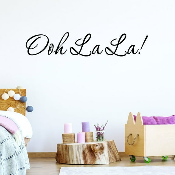 VWAQ Ooh La La Paris France Wall Decal Quotes Sayings Expressions Art Home Decor