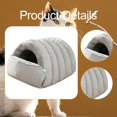 thumbnail image 3 of Cama cueva para gatos, nido para gatos lavable, grueso y suave para invierno, cama para mascotas para suministros para mascotas, M, 3 of 8