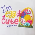 thumbnail image 5 of MEZZALL Baby Girl Easter Outfit Bunny Print Short Sleeve Romper Bodysuit Pompon Bottoms Set With Headband, 5 of 9