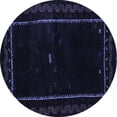 thumbnail image 1 of Ahgly Company Indoor Round Abstract Blue Contemporary Area Rugs, 8' Round, 1 of 4