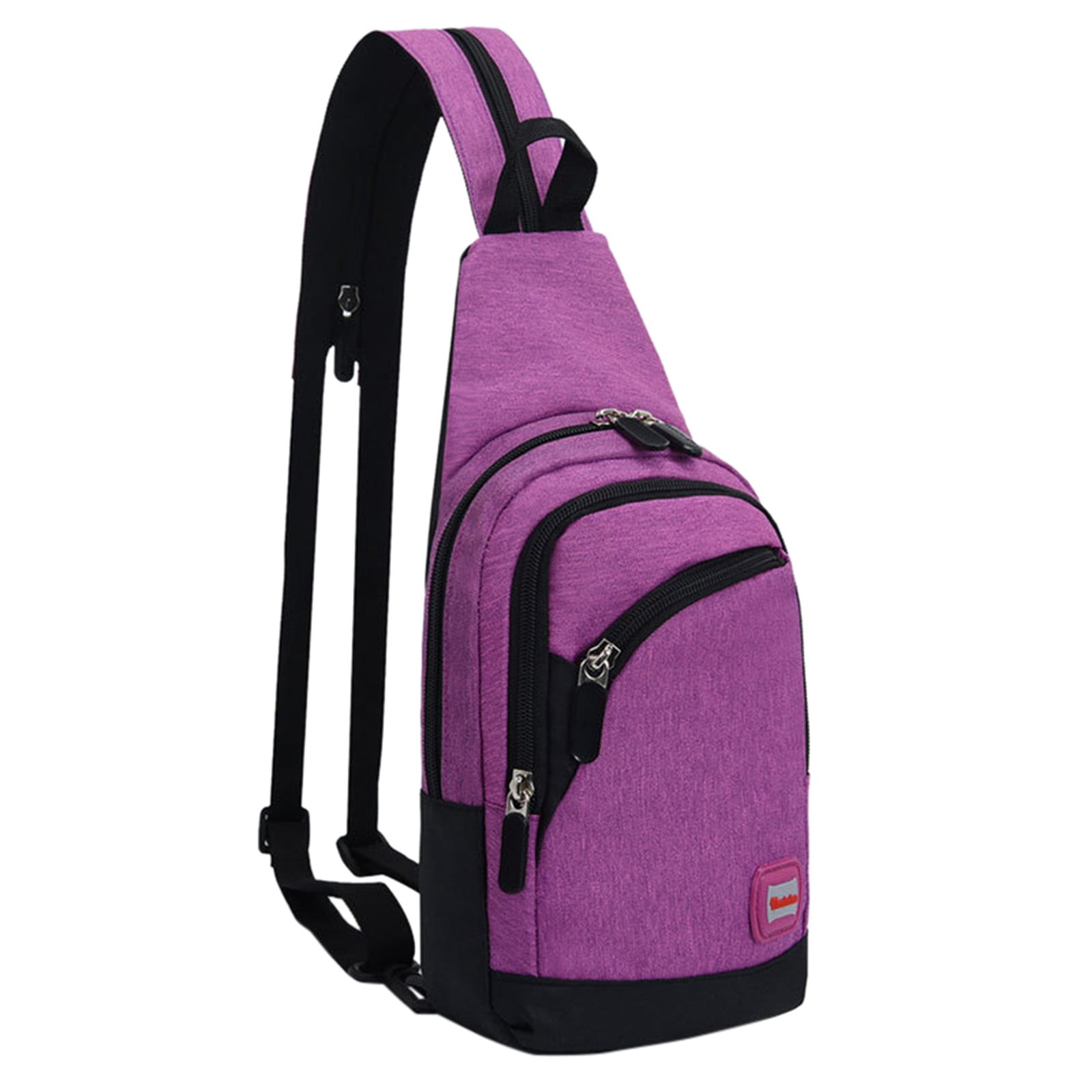 Stylago Womens Sling Backpack with Convertible Strap Mens Travel Crossbody Bags Multiple Compartments Hiking Chest Bag for Sports Purple