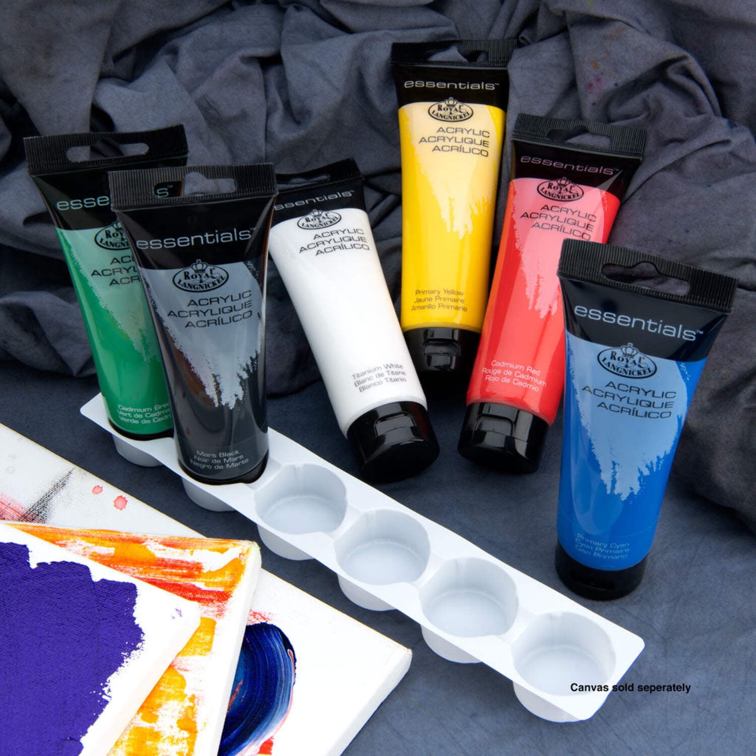 Royal & Langnickel Essentials Acrylic Paint 120ml-6/Pkg