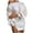 White, variant on XMMSWDLA Women'S Long Sleeve Crew Neck Trendy Casual Knitted Pullover Sweater Black Womens Hoodies Pullover