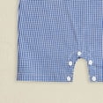 thumbnail image 4 of Baby Onesies Boy Cartoon Embroidery Print Sleeveless Romper Jumpsuit Newborn Summer Overall Outfit, 4 of 7