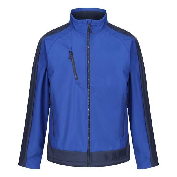 Regatta - Chaqueta Softshell Contraste para Hombre (Azul Claro, Negro Azul)