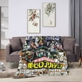 thumbnail image 6 of My Hero Academia Throw Blanket, Anime Blanket, Cozy Soft Lightweight Flannel Blankets For Couch Sofa Bed, 280 Gsm Plush Fuzzy Blanket, 6 of 9