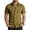 Army Green, variant on Men’s Short Sleeve Button Up Shirt Summer Casual Beach Shirt Knit Jacquard Textured Shirts Lightweight Breathable Vacation Tops Black M