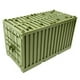 thumbnail image 4 of Estuche de almacenamiento educativo de bloques de construcción de contenedores de envío, juguete verde, 4 of 11