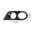 thumbnail image 4 of Astra Depot Carbon Fiber Ham Style Front Lower Bumper Fog Light Cover Fit BMW E46 M3 2001-2006, 4 of 7