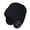 Black, variant on Slouchy Knit Cap Warm Stocking Hats Guys Winter Hat Cuffed Plain Hat Autumn And Winter Knitted Wool Warm And Cold Thickened Outdoor Toe Cap
