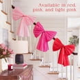thumbnail image 6 of SMKE Large Bow For Coquette,23X21In Pink Romantic Bow For Date Night And Party Backdrop Styling,3D Decor Bows For Wreath And Gifts,No Assembly Bows,For Craft Wedding Birthday Party Decoration, 6 of 8