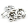 thumbnail image 3 of Horseshoe Jewelry made of surgical steel multiple gauges and sizes available, 3 of 5