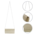 thumbnail image 3 of Elegante bolso de noche sólido, bolsos de mano, bolso de fiesta con purpurina brillante, bolso de boda para mujeres, damas (dorado), 3 of 6