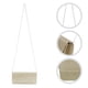thumbnail image 3 of Elegante bolso de noche sólido, bolsos de mano, bolso de fiesta con purpurina brillante, bolso de boda para mujeres, damas (dorado), 3 of 6