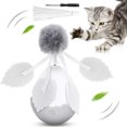 thumbnail image 1 of Ourlova Interactive Cat Motion Toy Pet Smart Electronic Tumbler Ball Cat Toy Chaser for Kittens Entertainment Exercise, 1 of 9