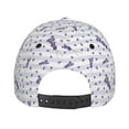 thumbnail image 6 of Kdxio Unisex Lavender Flowers Pattern Baseball Cap Unisex Washed Classic Adjustable Hat, 6 of 8