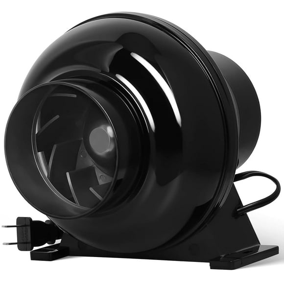 Ventilador iPower de 4 pulgadas y 195 CFM para hidroponía HVAC