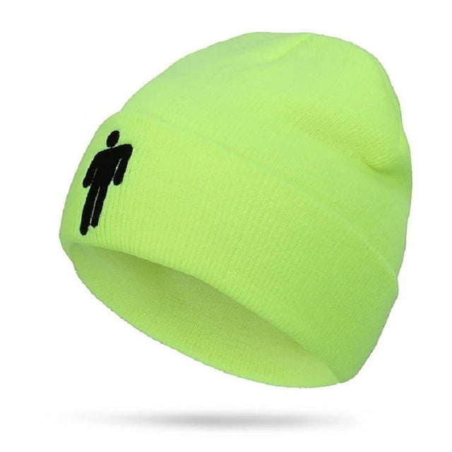 Gorro Unisex con volantes de nivel superior para hombre y mujer, gorro de punto cálido para invierno, gorro de Hip-hop con puños, gorro tejido con calavera lisa, tocado, 2 uds.