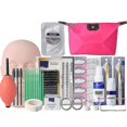 thumbnail image 4 of 19 unids/set Kit de práctica de extensión de pestañas cabeza de maniquí injerto herramientas de pestañas bolsa de almacenamiento Setbebetter kaili Sencillez, 4 of 5