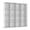 White-4x4, variant on Black 4x2 Cube Storage Organizer For Bedroom Home Office Closet Shelf Bookcase