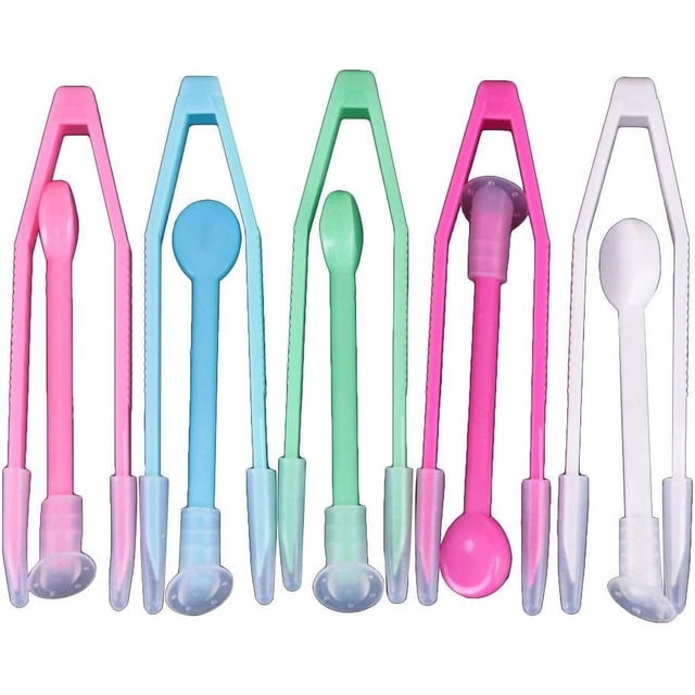 Woeilo 12 Sets Travel Portable Contact Lens Stick Tool Set Lenses Tweezers and Suction Stick for Lens Inserter Remover Not Include with Boxes (Random Color)
