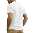 thumbnail image 6 of Dwellite Mens Pullover T Shirts Basic Short Sleeve Lightweight Tshirt Casual Crew Neck Solid Shirts for Men White S, 6 of 6