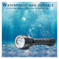 thumbnail image 4 of IPX8 Waterproof Professional Diver Light Powerful Led Diving Flashlight LED Underwater 200M Torch Lamp Lanterna ,Portable, 4 of 6