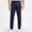 Dark Blue, variant on Men's Business Casual Golf Pants Thin Solid Color Tapered Mid Waist Button Pants Lightweight Work Trousers