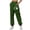 Green(New), variant on PNTUTB Women Fashion Casual Printing Solid Color Sweatpants with Loose Ankle Cinched Side Pocket Sports Pants