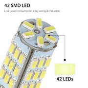TSV 20pcs Bright RV Trailer T10 921 194 42-SMD, 12V Car Interior Backup Reverse LED Lighting Bulbs Light Width Lamp Xenon, White