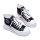 thumbnail image 2 of Moda mujer Rhinestone Street Fashion High-top Sneakers Street Shooting Zapatos blancos Wmkox8yii FOPL1216, 2 of 5
