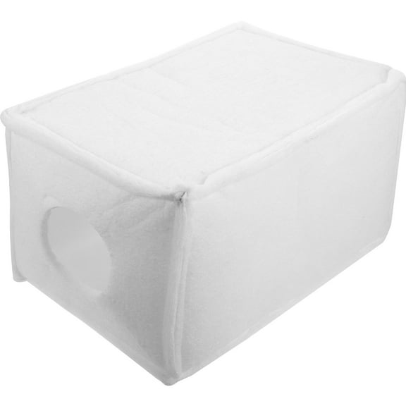 AURARMLET Portable White Cat Kennel Inner Soft Warm Padding for Small Animal Carriers
