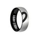 thumbnail image 1 of Anillo de acero inoxidable a la moda ligero portátil corazón presente anillos de dedo resistente Simple impermeable joyería Festival Ropa, zapatos y accesorios Miscelánea 10 Tamaño (Amor Man6) Minnieouse AP014640-24, 1 of 6