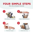 thumbnail image 3 of Dash Safe Slice&Acirc;&reg; Mandoline - Compact, Foldable Food Slicer - Slice, Dice, Julienne & More - Perfect for Quick Food Prep - Recipe Guide Included -, 3 of 9