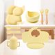 thumbnail image 1 of Juego De Vajilla Para Bebé Juego de platos de alimentación de silicona suave para bebé, plato con ventosa, cuenco, baberos, cuchara, tenedor (Y11) Tmvgtek Libre de BPA, 1 of 3